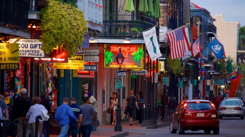 Bourbon Street, New Orleans, Louisiana, United States